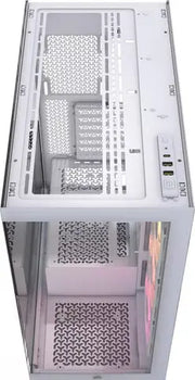 Corsair 3500X ARGB Blanc boîtier blanc mat avec panneau transparent