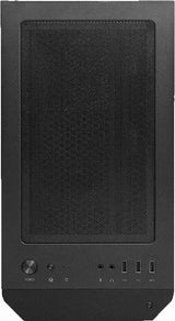 Panneau avant mesh noir MSI MAG FORGE M100R NOIR avec bouton power et ports USB