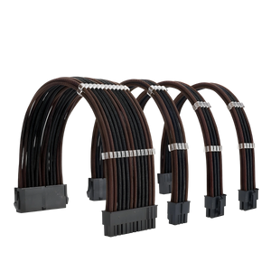 Rallonges Câbles Alimentation Marron Noir