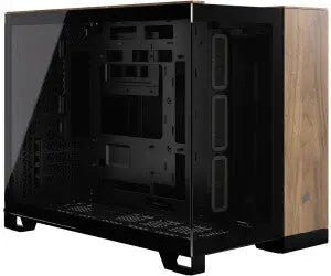 Boîtier PC Corsair 2500X NOIR/BOIS noir et bois, panneau latéral transparent