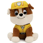 Peluche Ruben Paw Patrol 23 cm avec casque jaune et gilet