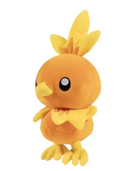 Peluche Pokémon Poussifeu Charmander coton doux 25 cm orange