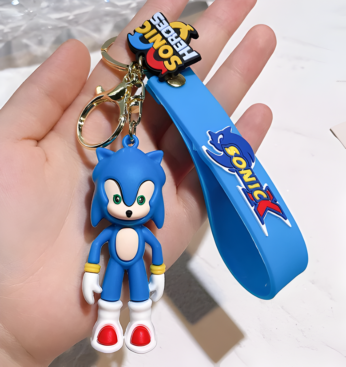 Porte-Clés Sonic - Hyper Blue Sonic image 0