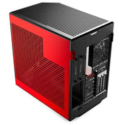 Boîtier PC HYTE Y60 Rouge rouge et noir à design angulaire élégant