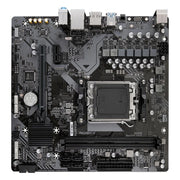 Carte mère Gigabyte A620M-H Micro-ATX noire avec accents argentés