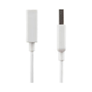 Rallonge USB femelle vers mâle 1m blanche USB-C Lightning élégante
