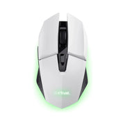 Souris gamer GX Trust GXT 1108 blanche avec LED vertes