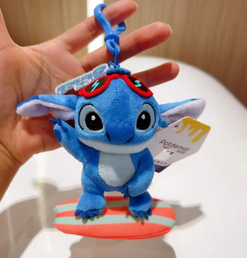 Peluche Stitch – Surfeur Aloha – Planche de Surf Incluse – 15 cm image 0