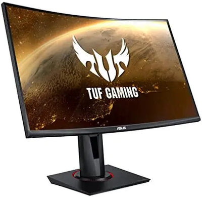 Moniteur gaming incurvé ASUS TUF 27 pouces noir avec éclairage rouge