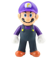 Figurine Super Mario Bros Luigi à casquette violette 14-15 cm