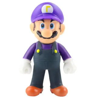 Figurine Luigi Casquette Violette - 15 cm