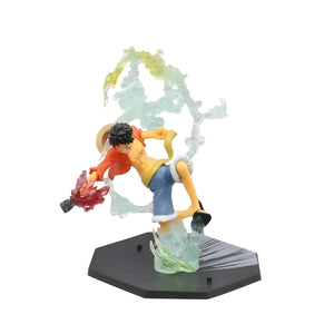 Figurine Luffy position combat