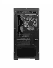 Coque PC MSI MAG FORGE M100R NOIR noire avec panneaux mesh et ventilateur interne