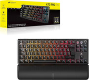 Clavier Corsair K70 MAX RGB Magnetic noir mécanique FR avec repose-poignet texturé