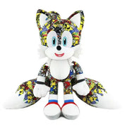 Peluche Tails Sonic the Hedgehog impression poly 25cm dos motif comics