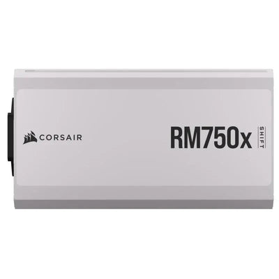 Alimentation Corsair RM750x SHIFT Blanc 80+ Platinum vue arrière