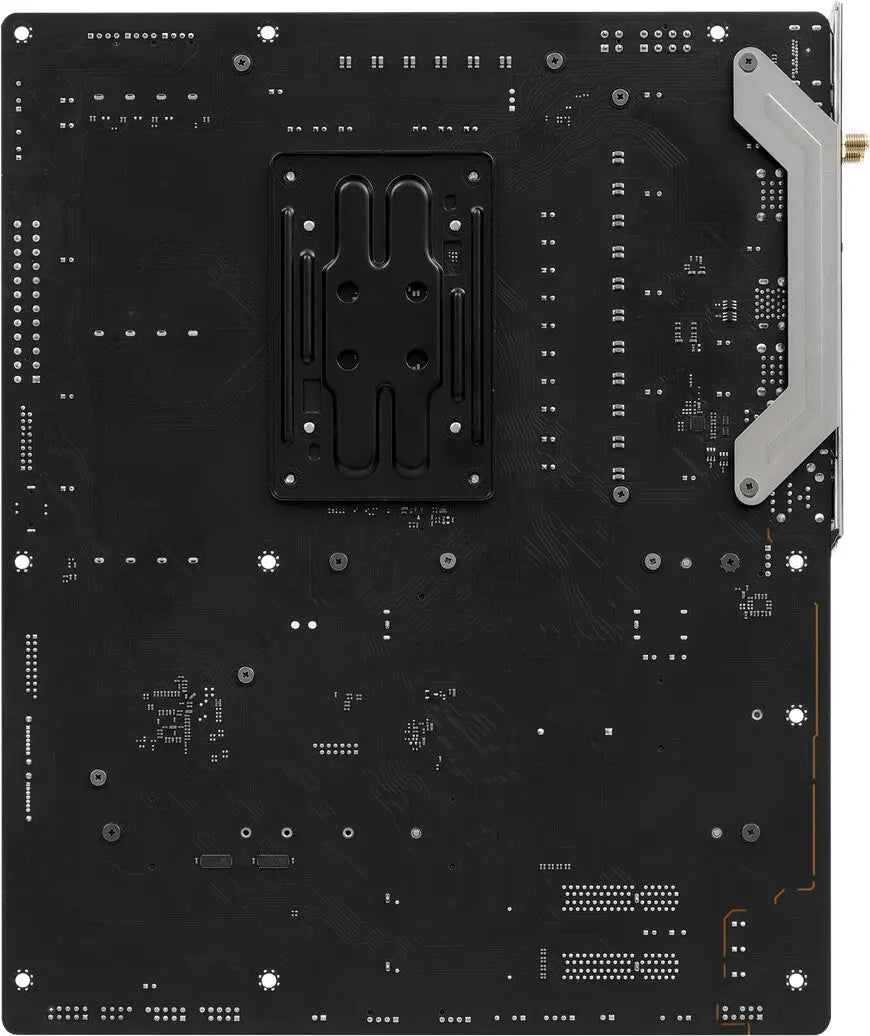 Carte mère noire ASRock B860 LiveMixer WiFi avec bouclier I/O argenté