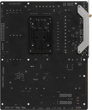 Carte mère noire ASRock B860 LiveMixer WiFi avec bouclier I/O argenté