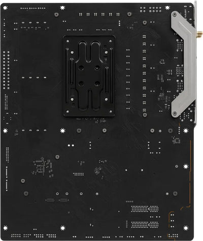 Carte mère noire ASRock B860 LiveMixer WiFi avec bouclier I/O argenté