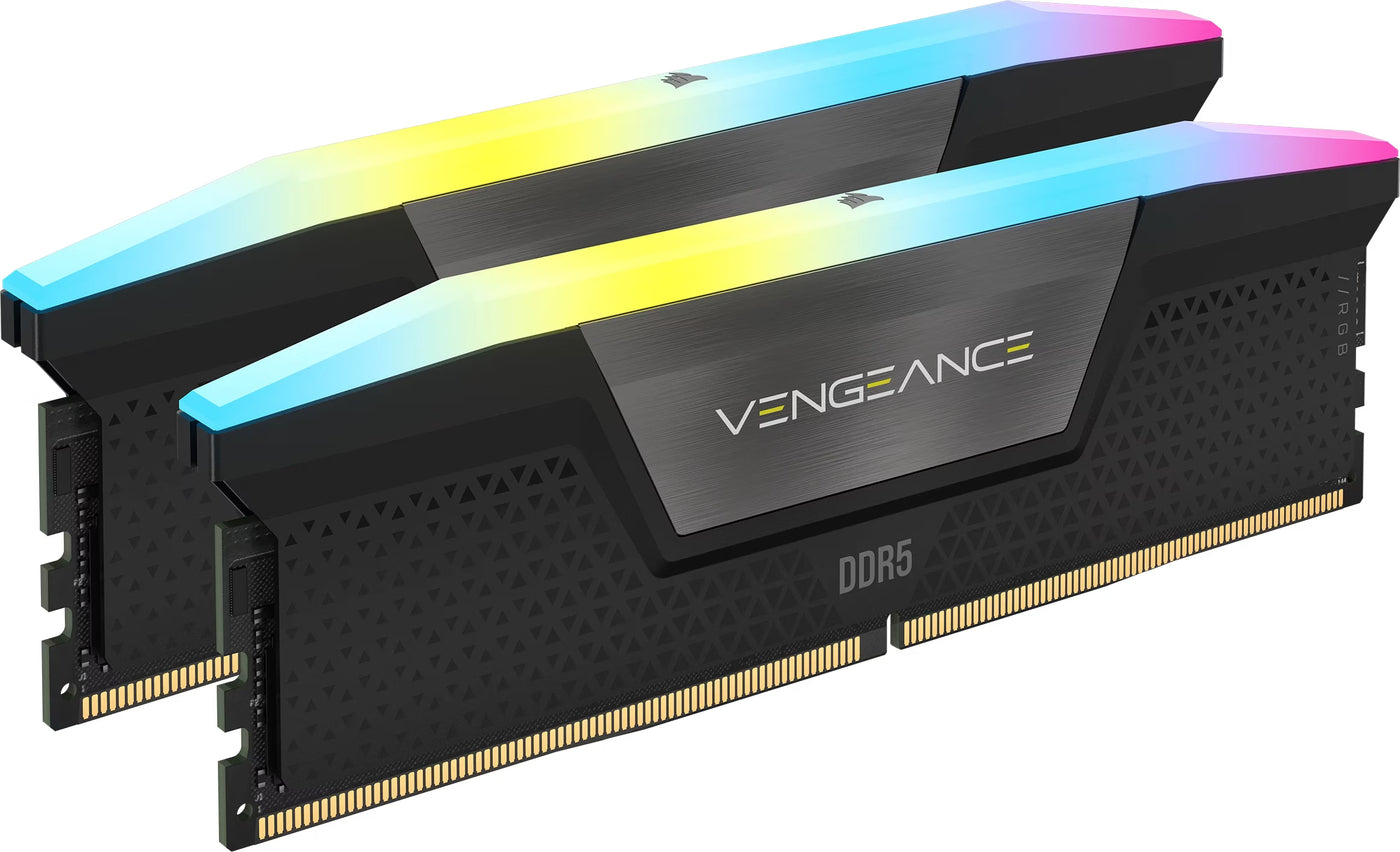 Kit Mémoire RAM Corsair Vengeance RGB  DDR5 – 16 Go (2 x 8 Go) - 6000Mhz disponible chez Pixel 404 Orléans