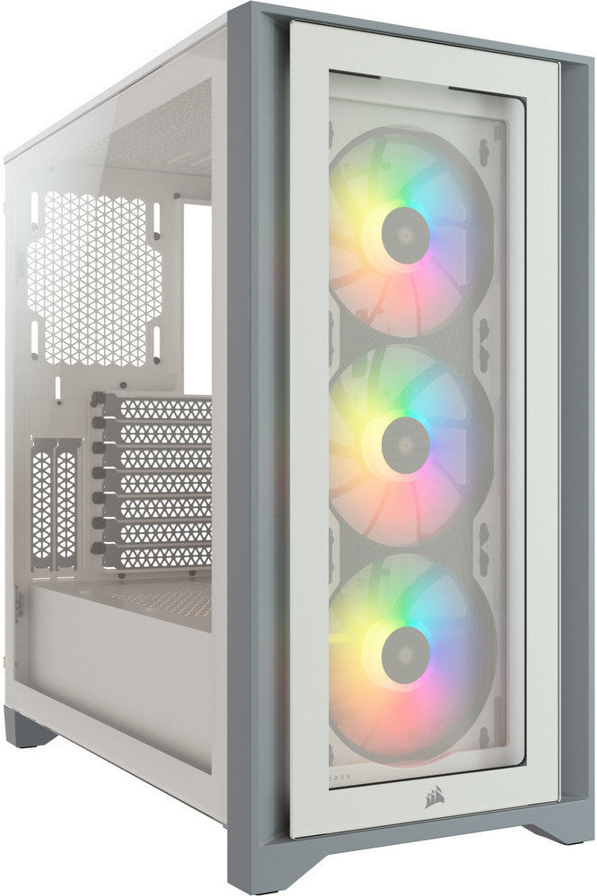 Corsair iCUE 4000X RGB BLANC image 1