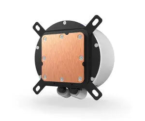 Bloc de refroidissement NZXT Kraken Elite RGB 240 Blanc noir et cuivre à montage circulaire