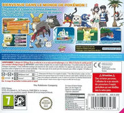 Arrière de la boîte Pokémon X et Y avec Pokémon colorés, pour Pokémon Lune 3DS