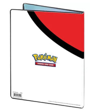 Classeur Pokémon A5 édition Pokéball rouge et noir face avant blanche logo officiel