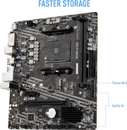 Carte mère MSI A520M-A PRO AM4 noire avec accents argentés