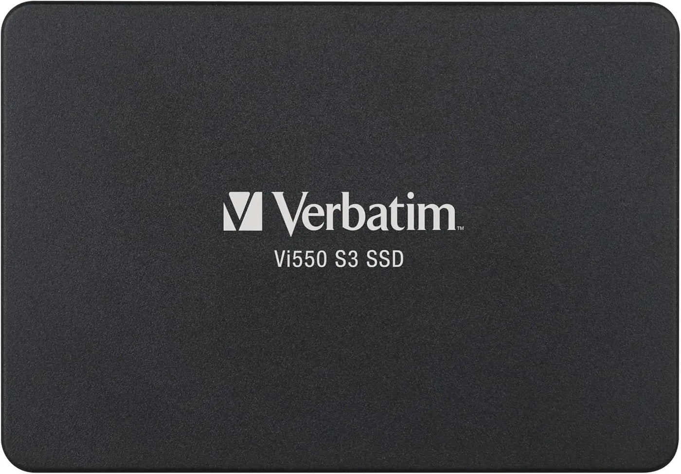Disque SSD Verbatim Vi550 S3 256Go noir mat avec branding blanc