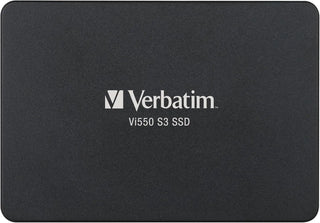 Disque SSD Verbatim Vi550 S3 256Go noir mat avec branding blanc