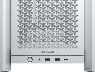 Boîtier PC Corsair Frame 4000D RS ARGB Blanc avec panneau mesh