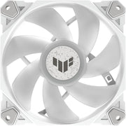 Ventilateur ASUS TUF Gaming TF120 120mm ARGB blanc avec logo noir