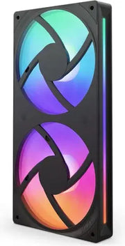 NZXT F240 RGB Core Noir : refroidisseur dual-fan noir avec éclairage RGB vibrant