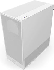 NZXT H5 Flow BLANC : boîtier blanc avec panneau mesh latéral et grilles avant