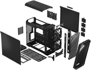 Boîtier PC Fractal Design Torrent noir avec panneaux mesh et fixations ventilateurs