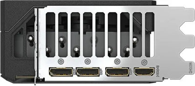 Carte graphique Gigabyte GeForce RTX 5070 AORUS MASTER argentée avec 4 ports HDMI