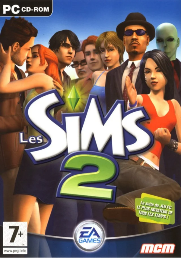 Les Sims 2 sur PC — jaquette Maxis/Electronic Arts, jeu d'occasion Pixel 404