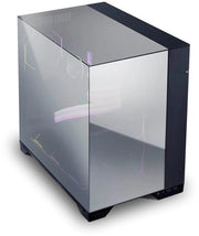Cohab Lian Li O11 Vision Chrome verre trempé transparent cadre noir RGB subtil
