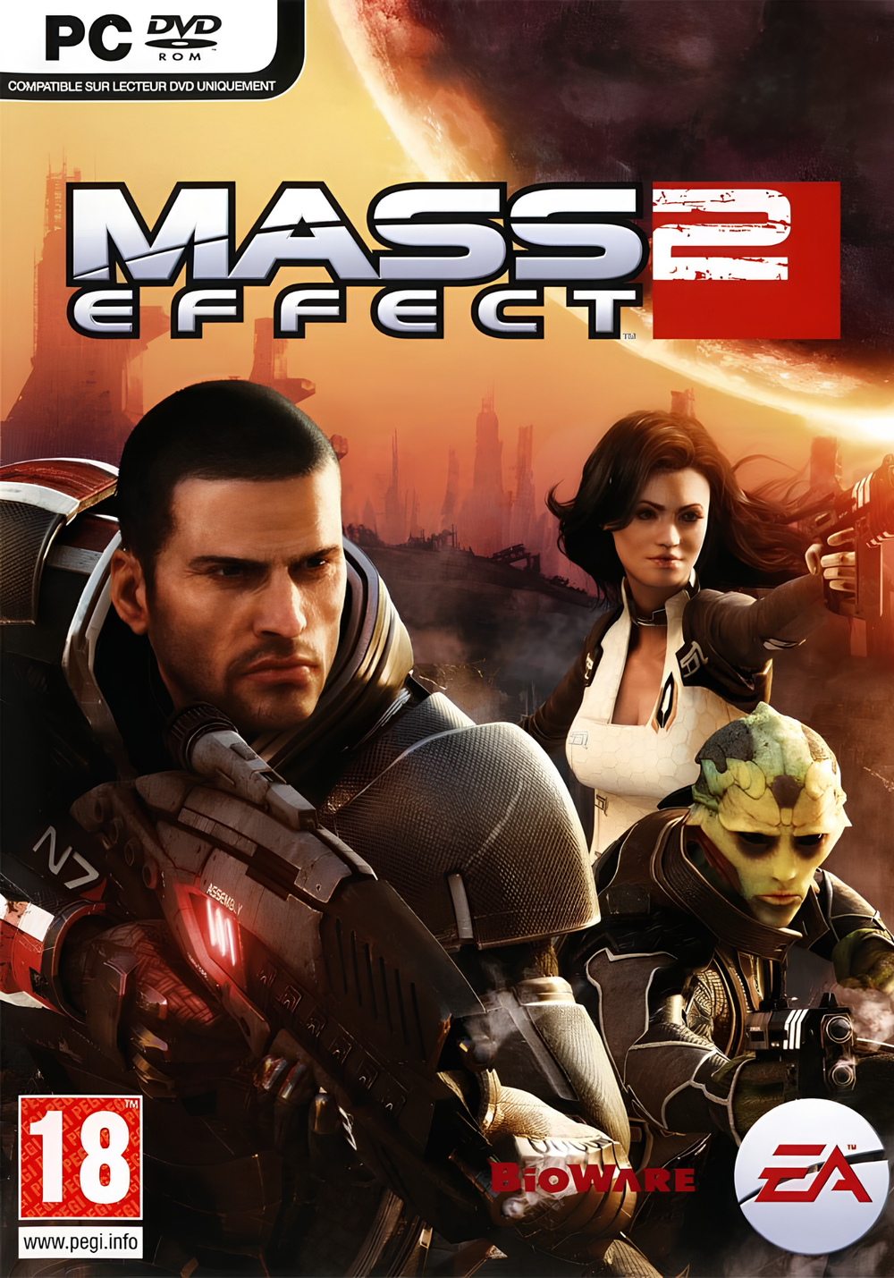 Mass Effect 2 sur PC — jaquette BioWare/Electronic Arts, jeu d'occasion Pixel 404