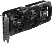 Carte graphique PNY GeForce RTX 5070 12GB OC noire à trois ventilateurs