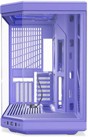 Boîtier PC HYTE Y70 VIOLET hexagonale violette à panneau latéral transparent