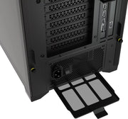 Boîtier PC Corsair iCue 5000X RGB NOIR noir mat avec panneaux perforés et plateau PSU intégré