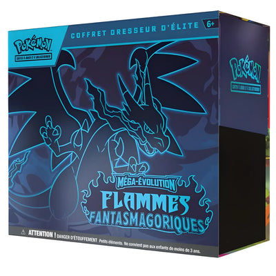 Coffret Dresseur d'Élite (ETB) Pokémon ME02 Méga-Évolution – Flammes Fantasmagoriques
