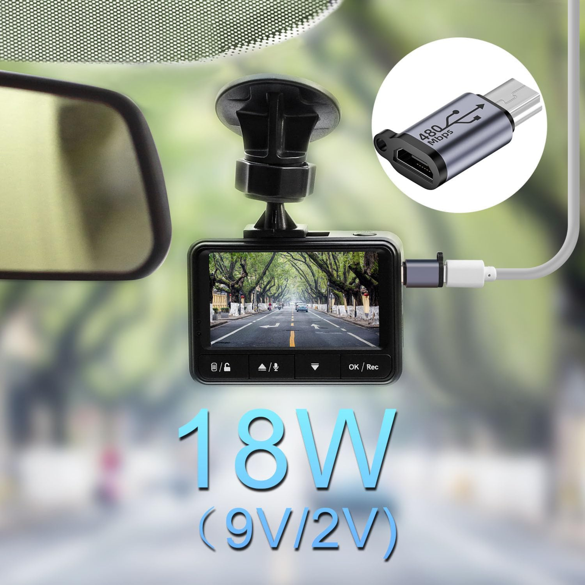 Adaptateur Micro USB femelle vers Mini USB mâle