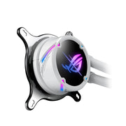 Refroidisseur liquide AIO ASUS ROG Strix LC II 360 ARGB Blanc 360 mm noir et blanc RGB