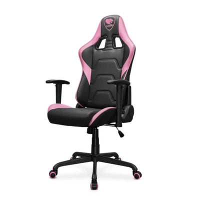 Fauteuil gaming Cougar Armor Elite noir et rose, design sporty élégant