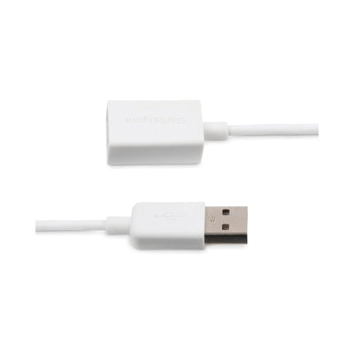 Rallonge USB femelle vers mâle 1m blanche design minimaliste durable