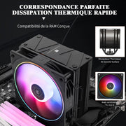 Ventirad Thermalright Assassin X120 EVO noir alu avec ventilateur RGB 120mm