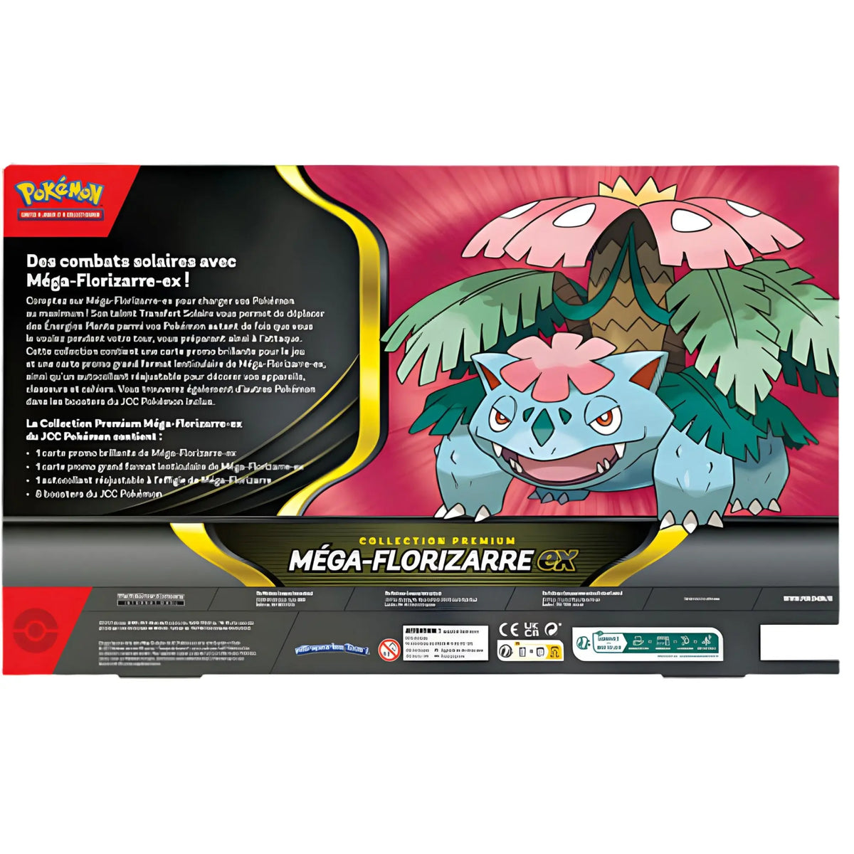 Coffret Florizarre Méga-Évolution EX Pokémon JCC bleu vert rose